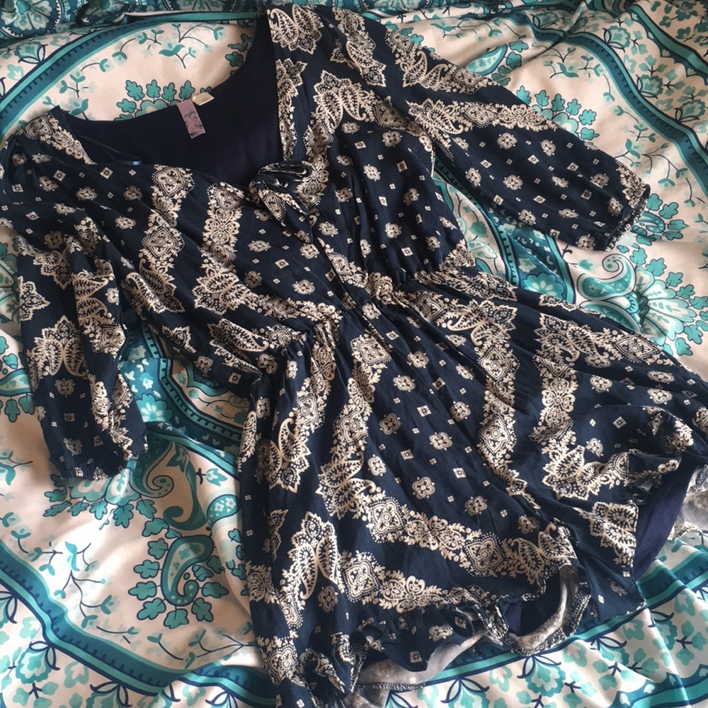 Paisley romper